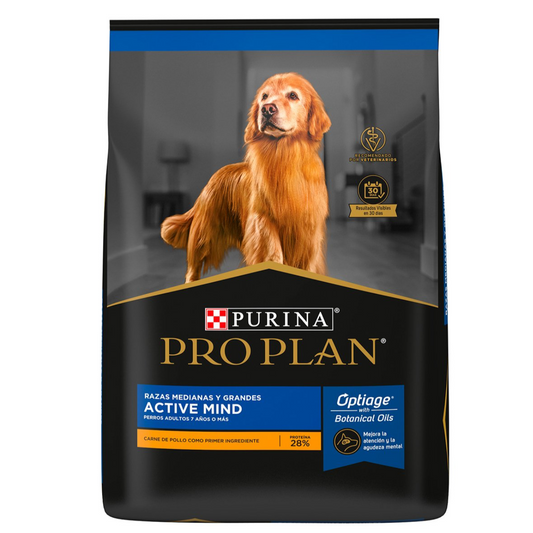Pro Plan Active Mind, Raza Mediana y Grande, Pollo y Arroz