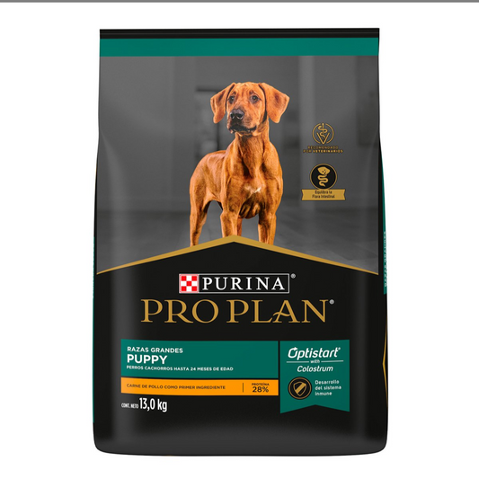 Pro Plan Puppy Raza Grande Pollo y Arroz, 13 kg