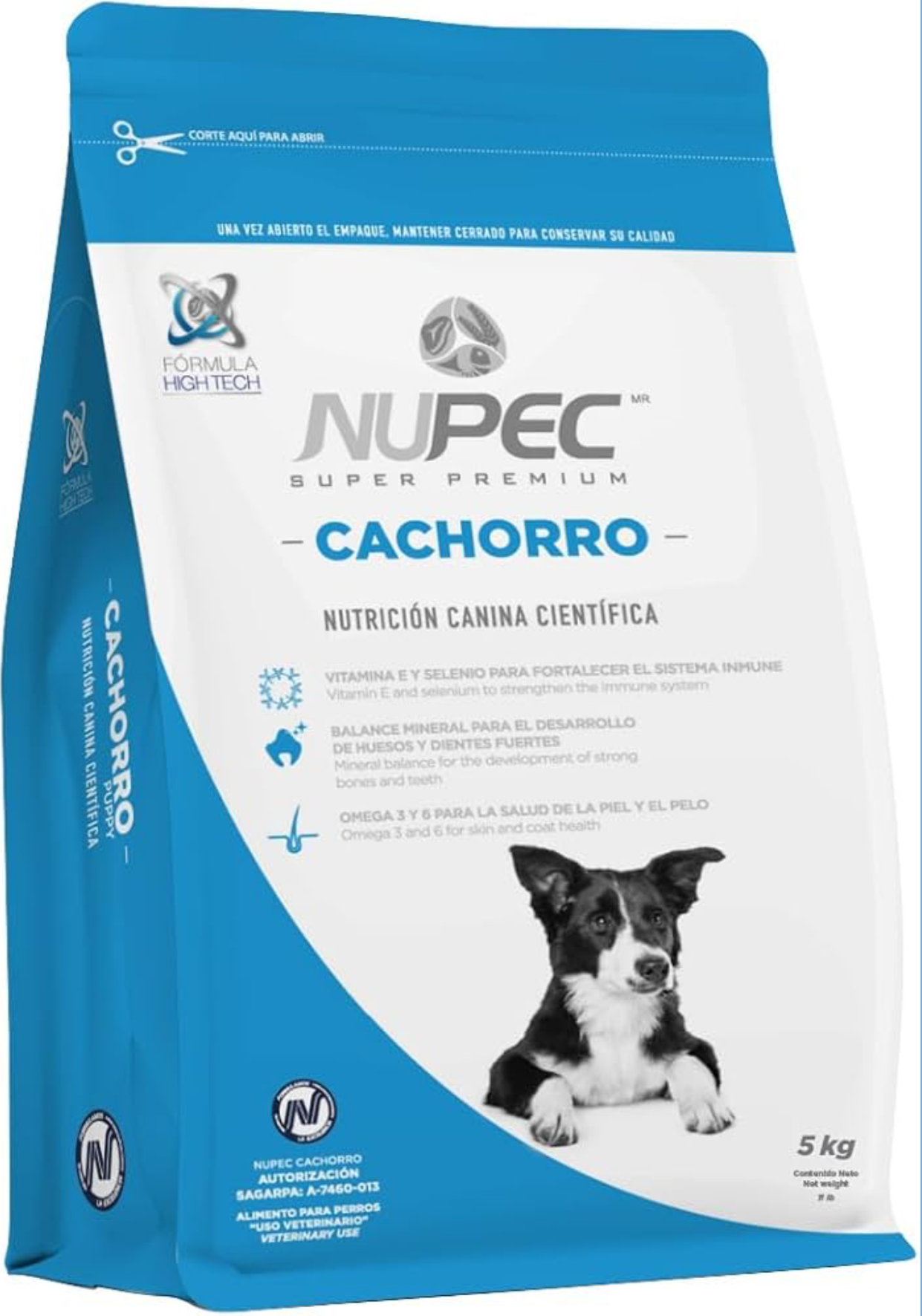 Nupec, Cachorro, Sabor Carne, 5 kg (El empaque Puede Variar)