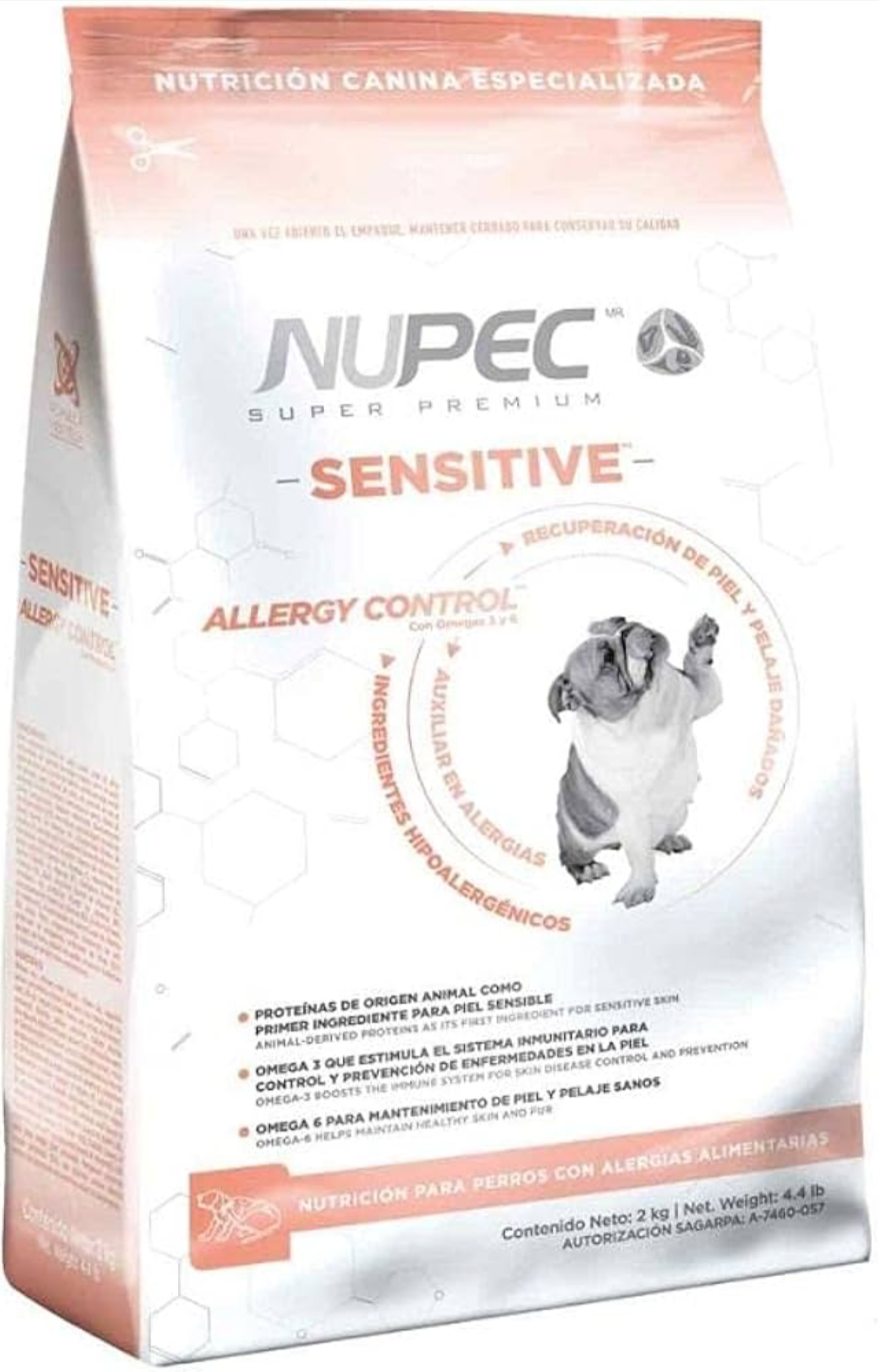 Nupec, Sensitive, 15 kg (El empaque Puede Variar)