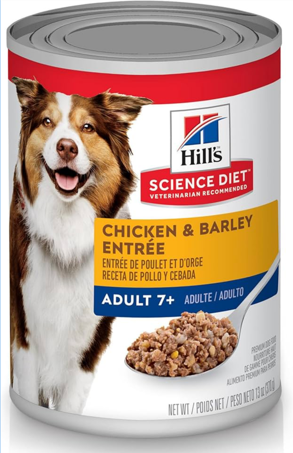 Hill's Science Diet 7+ Alimento Húmedo para Perro Senior Todas las Razas Receta Pollo, 370 g
