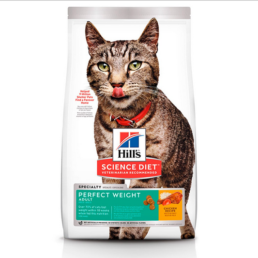 Hill's Science Diet Alimento de Control de Peso para Gato Adulto Receta Pollo, 6.8 kg