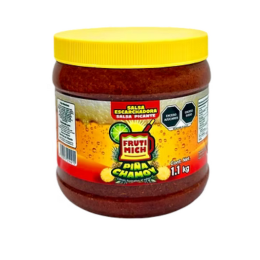 FRUTI MICH CHAMOY PIÑA CHAMOY CONT. NET. 1.1 k g SALSA ESCARCHADORA PICANTEFRUTI MICH