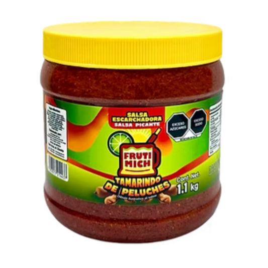 FRUTI MICH CHAMOY TAMARINDO DE PELUCHES SALSA ESCARCHADORA PICANTE