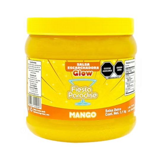 SALSA ESCARCHADORA GLOW SABOR MANGO CONT. NET. 1.1 Kg