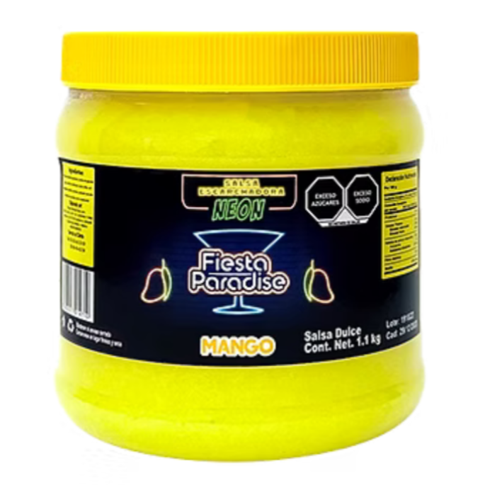 SALSA ESCARCHADORA NEÓN SABOR MANGO CONT. NET. 1.1 Kg