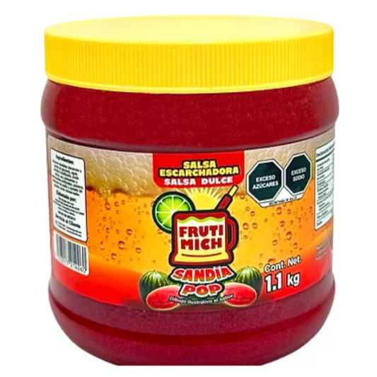SANDÍA POP CONT. NET. 1.1 k g SALSA ESCARCHADORA DULCE