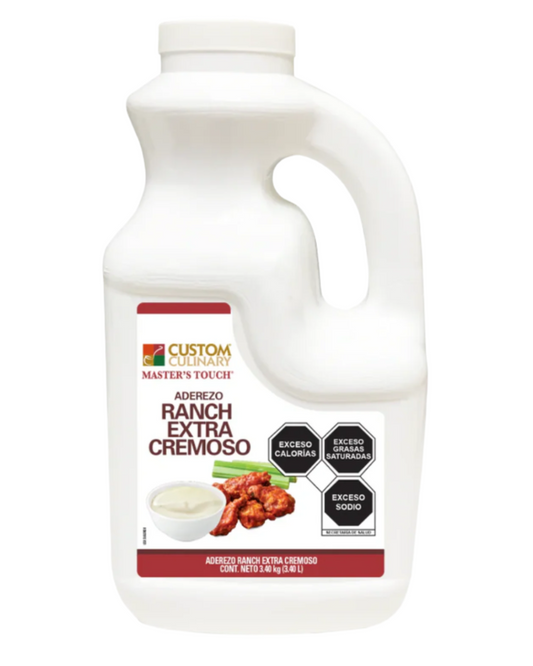 CUSTOM CULINARY ADEREZO RANCH EXTRA CREMOSO 3.4 Kg