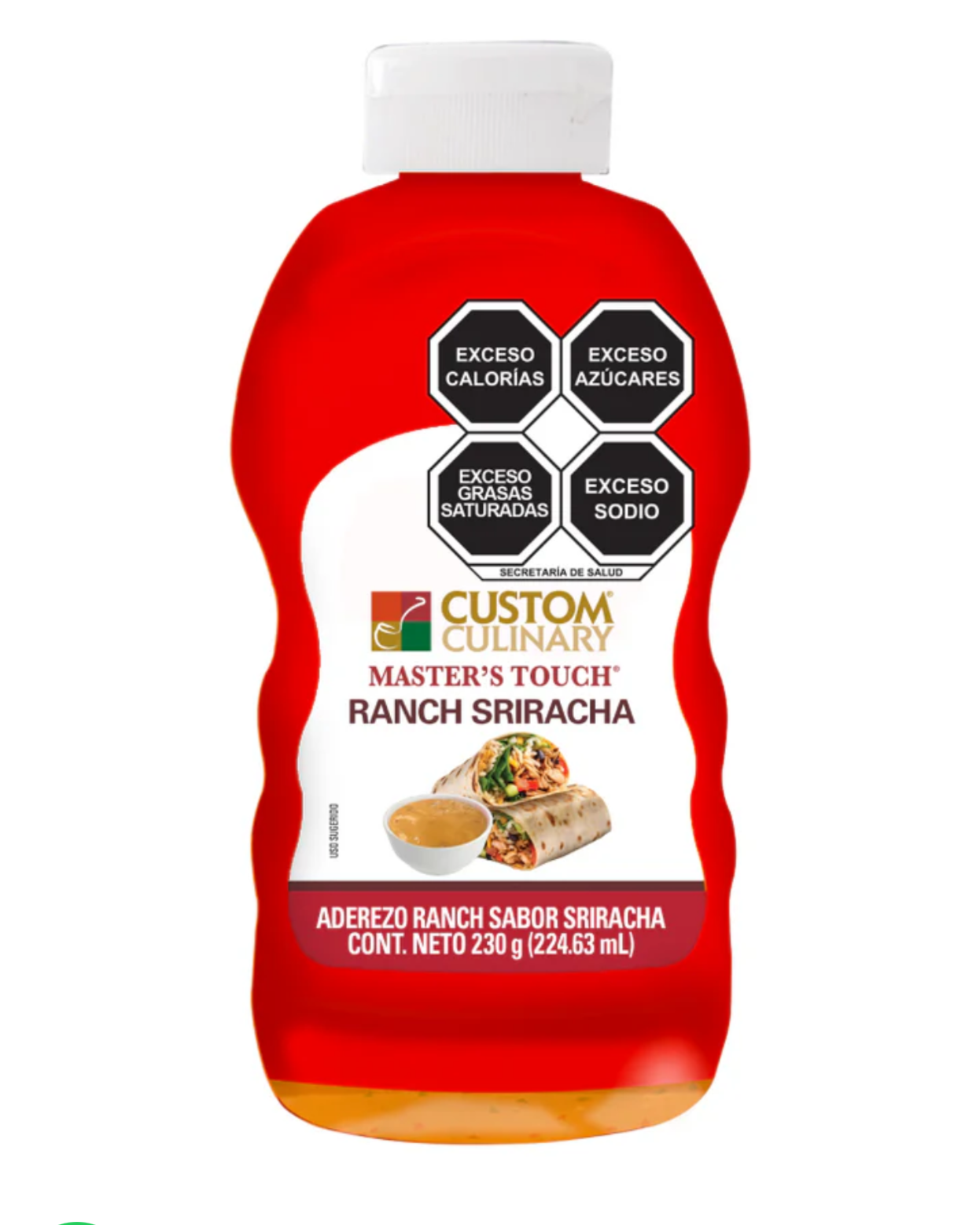 CUSTOM CULINARY ADEREZO RANCH SIRACHA 230 g