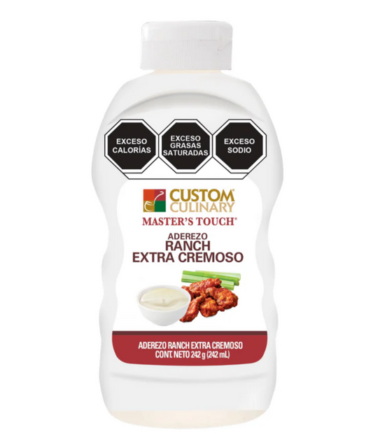 CUSTOM ADEREZO RANCH EXTRA CREMOSO 242 g
