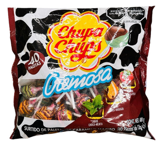 CHUPA CHUPS/ Bolsa Surtido Paleta Cremosa 40pzs