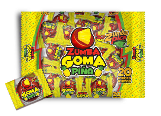 ZUMBA GOMA PIÑA / Taramindo Piña 24pzs