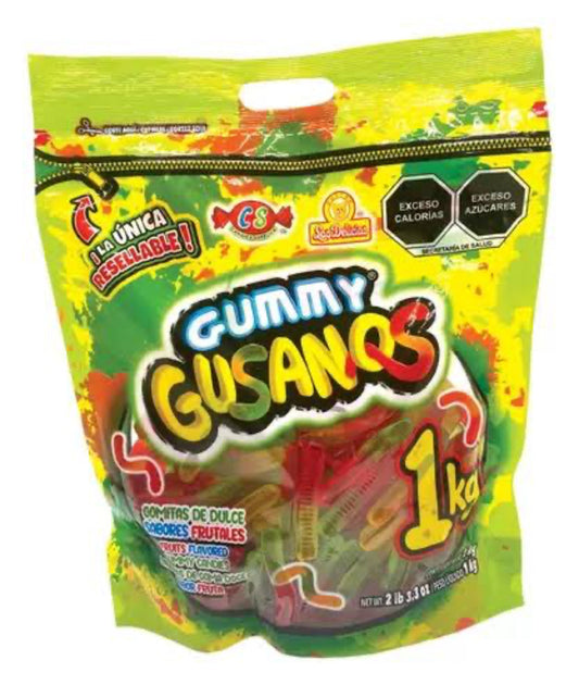 GUMMY GUSANOS 1KG