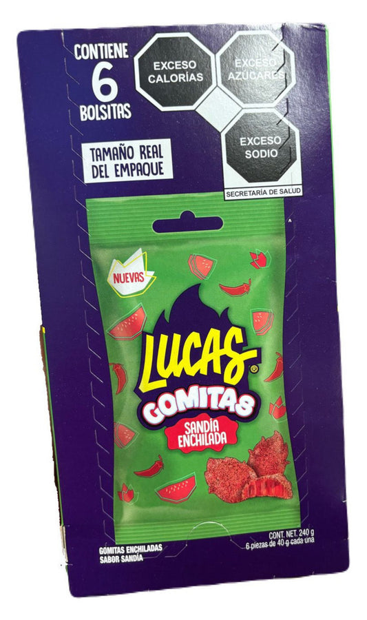 LUCAS GOMITAS SANDIA 6pzs