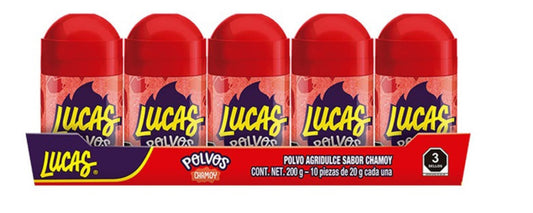 LUCAS BABY CHAMOY ROJO 10pzs