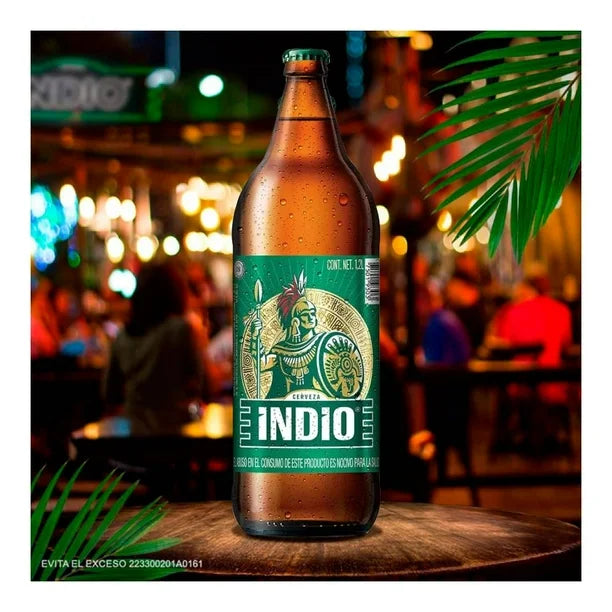 INDIO CERVEZA 12pzs 1200 ML
