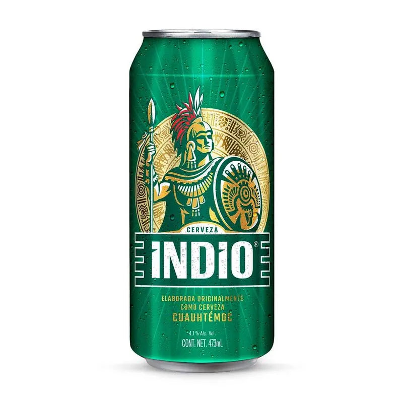 INDIO CERVEZA 24pzs 473 ML