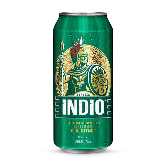 INDIO CERVEZA 24pzs 473 ML