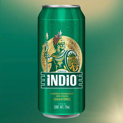 INDIO CERVEZA 12 PACK MISIL 12pzs 710 ML