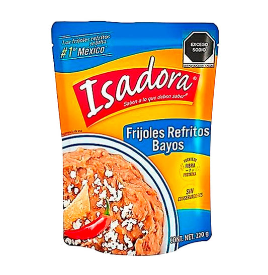 ISADORA FRIJOLES REFRITOS BAYOS 22/220 G
