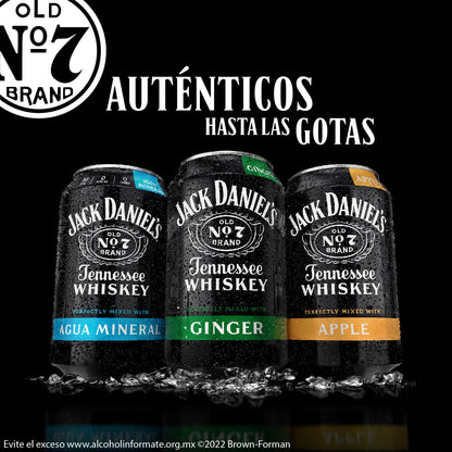JACK DANIELS NO7 BEBIDA ALCOHOLICA GINGER LATA 24/330ML