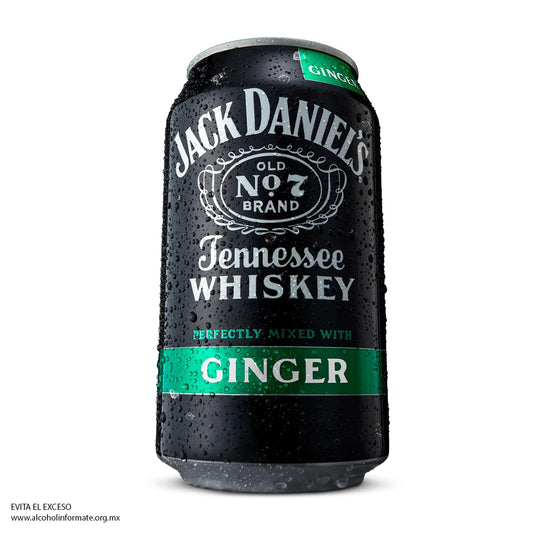 JACK DANIELS NO7 BEBIDA ALCOHOLICA GINGER LATA 24/330ML