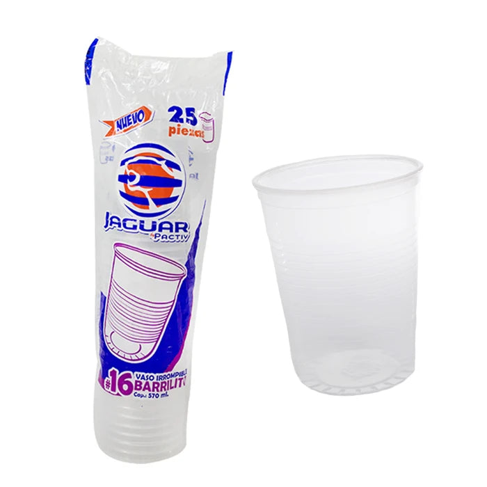 JAGUAR VASO IRROMPIBLE BARRILITO #16 40/25