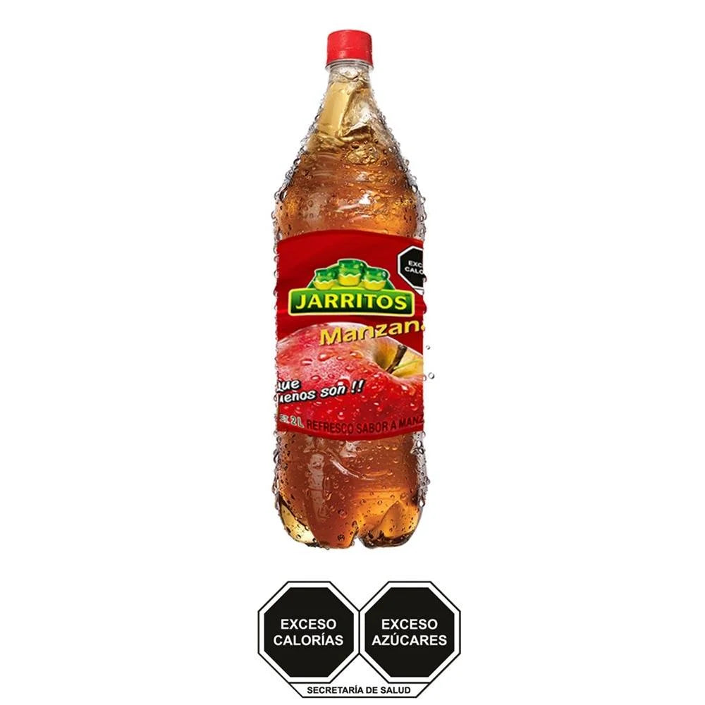 JARRITOS REFRESCO MANZANA 8/2 L