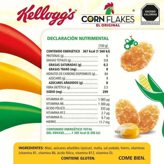 KELLOGGS CORN FLAKES CEREAL 16/410 G
