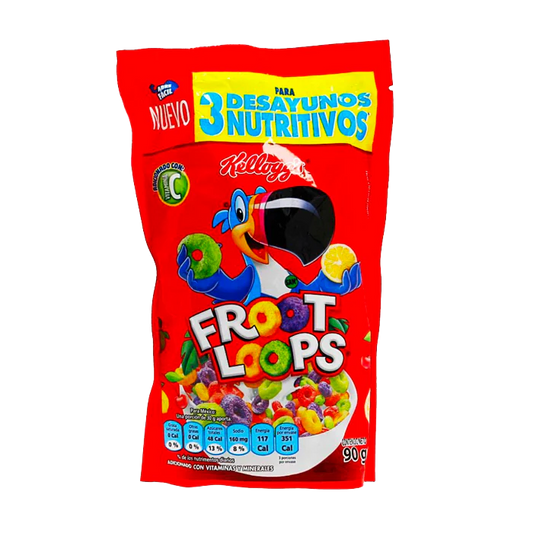 KELLOGGS FROOT LOOPS CEREAL 14/90 G