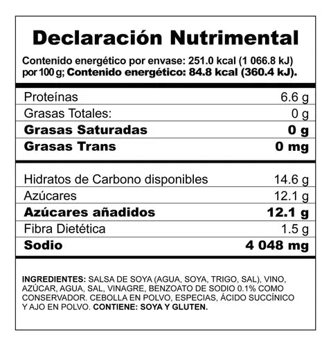 KIKKOMAN SALSA SOYA TERIYAKI 12/296 ML