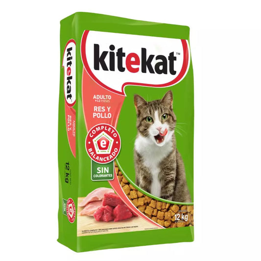KITEKAT ADULTO CARNE Y POLLO 12 Kg