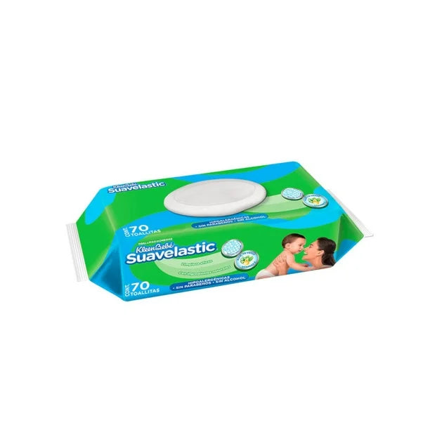 KLEENBEBE SUAVELASTIC TOALLITAS HUMEDAS 70pzs