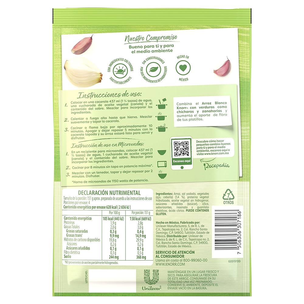 KNORR ARROZ BLANCO 12/155 G