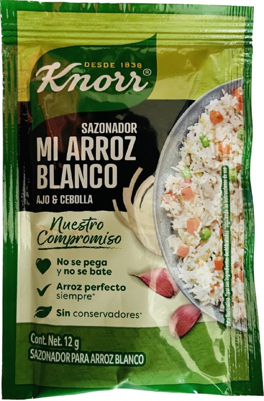 KNORR SAZONADOR P/ARROZ BLANCO 6/10 12 G