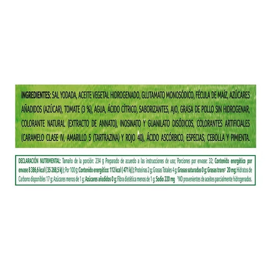KNORR SAZON TOMATE 8 CUBOS 10.5 G