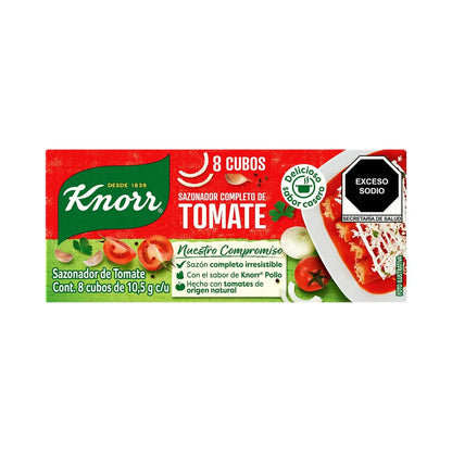 KNORR SAZON TOMATE 8 CUBOS 10.5 G
