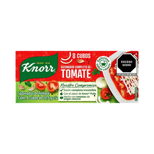 KNORR SAZON TOMATE 8 CUBOS 10.5 G