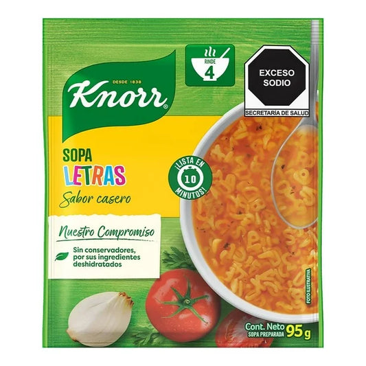 KNORR SOPA LETRAS 12/95 G