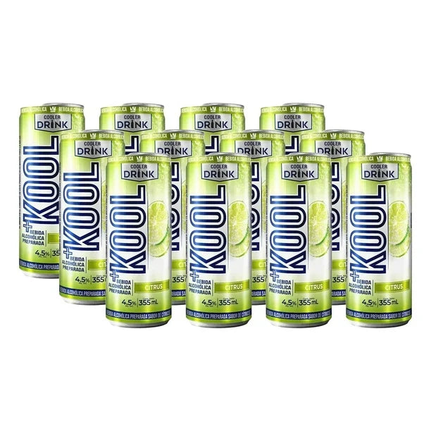 KOOL BEB ALCOH CITRUS 12/355 ML