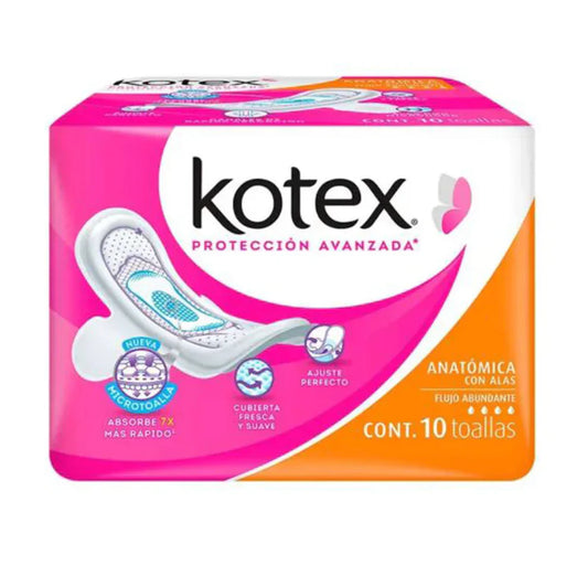 KOTEX ANATOMICA C/A 10/10