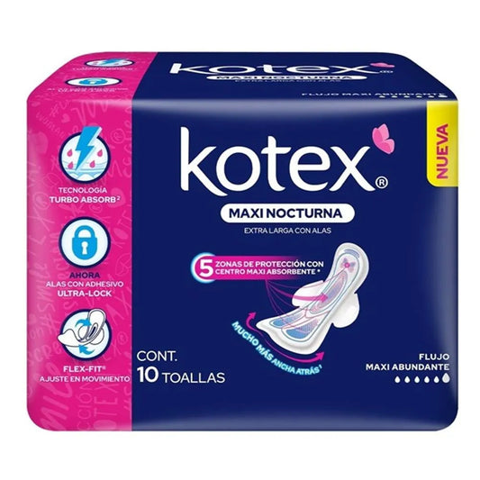 KOTEX MAXI NOCTURNA C/A 10/8 0786