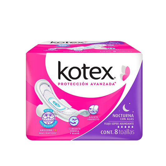 KOTEX NOCTURNA C/A 10/8