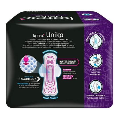 KOTEX UNIKA  NOCTURNA C/A 8/10