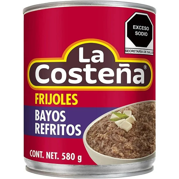 LA COSTEÑA FRIJOL BAYO REFRITO 580 G