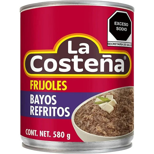 LA COSTEÑA FRIJOL BAYO REFRITO 580 G