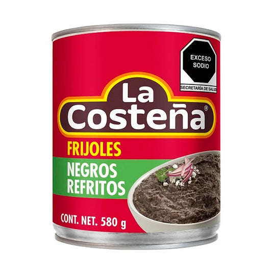 LA COSTEÑA FRIJOL NEGRO REFRITO 580 G