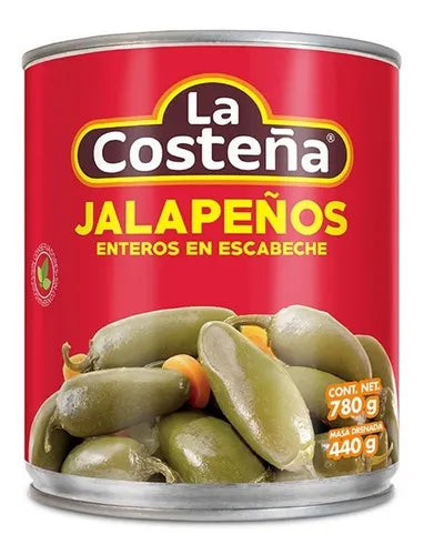 LA COSTEÑA JALAPEÑOS 780 G