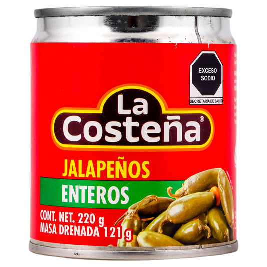 LA COSTEÑA JALAPEÑOS 220 G