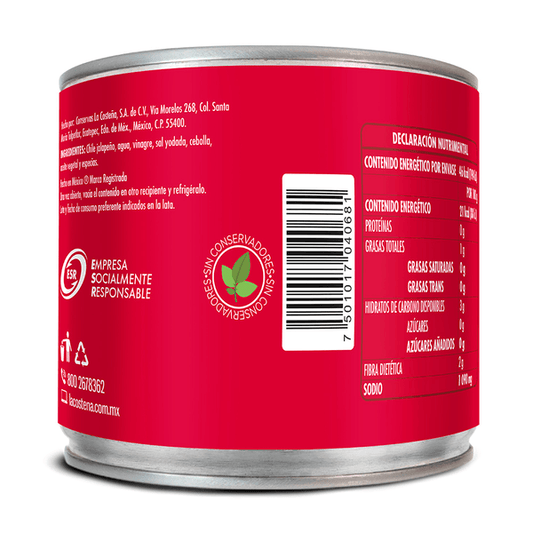 LA COSTEÑA JALAPEÑOS PICADOS 380 G